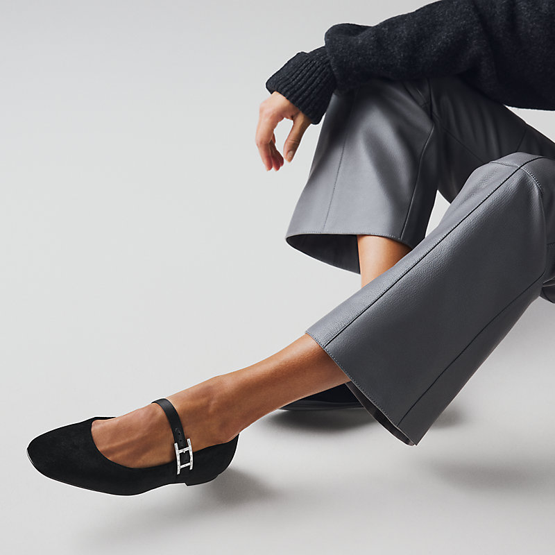 【エレガントな足元☆】HERMES Jane Ballerines 黒 Ballerines Jane - Noir | Hermès France